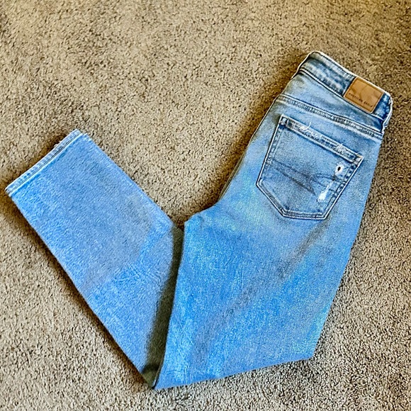 American Eagle Mom Jean Medium Wash Size 0 Regular - Picture 1 of 8